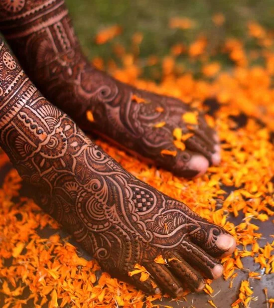 Beautiful Foot Mehndi Designs