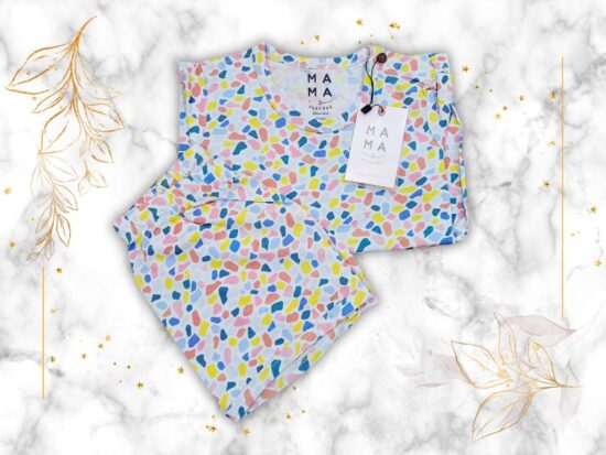 Mama And Peaches Nightsuit Shorts Set